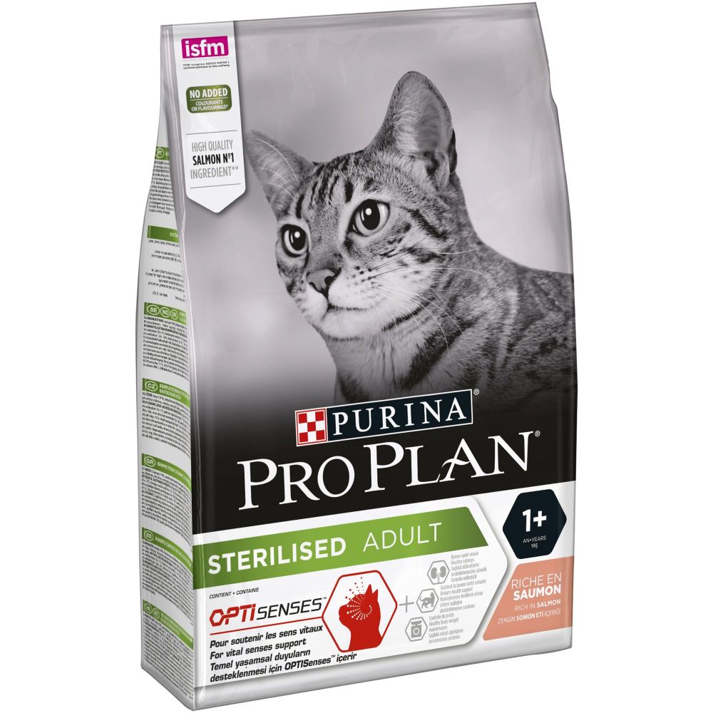 Purina Pro Plan Sterilised Cat Optisenses - Rich in Salmon - Economy Pack: 2 x 3kg
