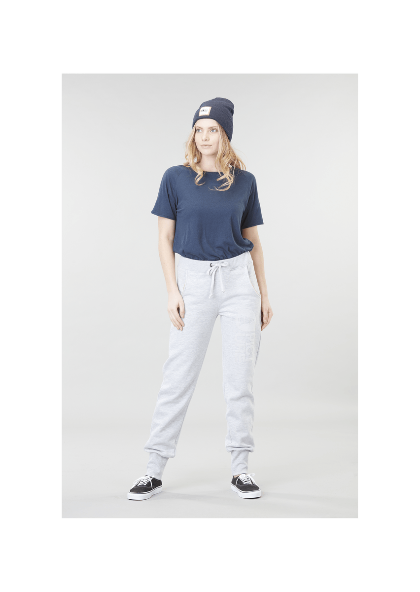 Picture Organic Women's Cocoon Jog Pant - Made From Organic Cotton & Recycled Polyester, Grey Melange / S