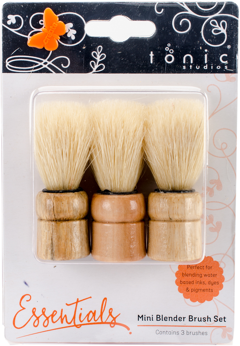Wholesale Tonic Mini Blending Brush Set 3 / Pkg-(2x$8.25)