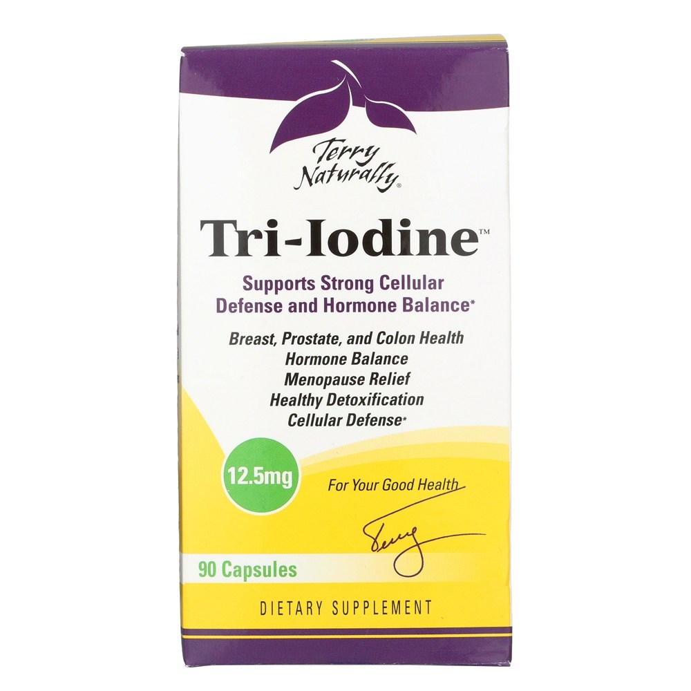 EuroPharma - Terry Naturally Tri-Iodine 12.5 mg. - 90 Capsules