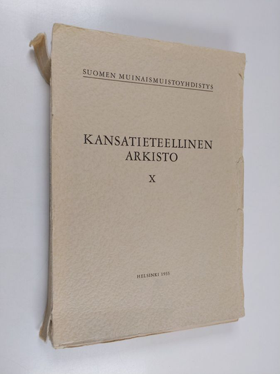 Osta Kansatieteellinen arkisto 10 : Das Dreschen in Finnland netistä