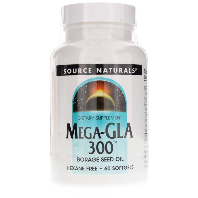 Source Naturals Mega-GLA 300 Mg 60 Softgels