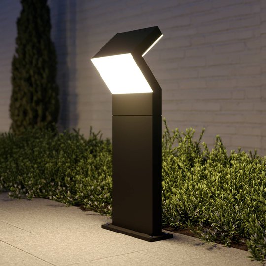 Arcchio Havin -LED-pollarivalaisin, tummanharmaa