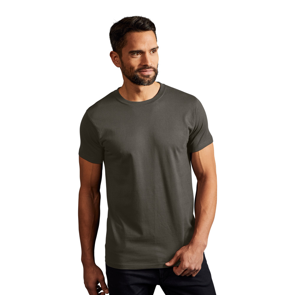 Premium T-Shirt Herren, Khaki, XL