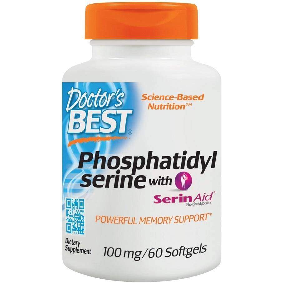 Phosphatidylserine Serine with SerinAid, 100mg - 60 softgels