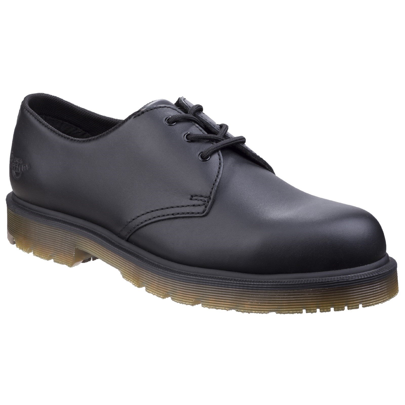 Dr martens black industrial full outlet grain