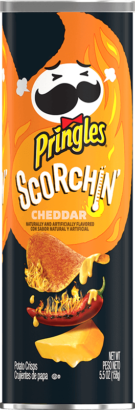 Pringles Scorching Cheddar 158g