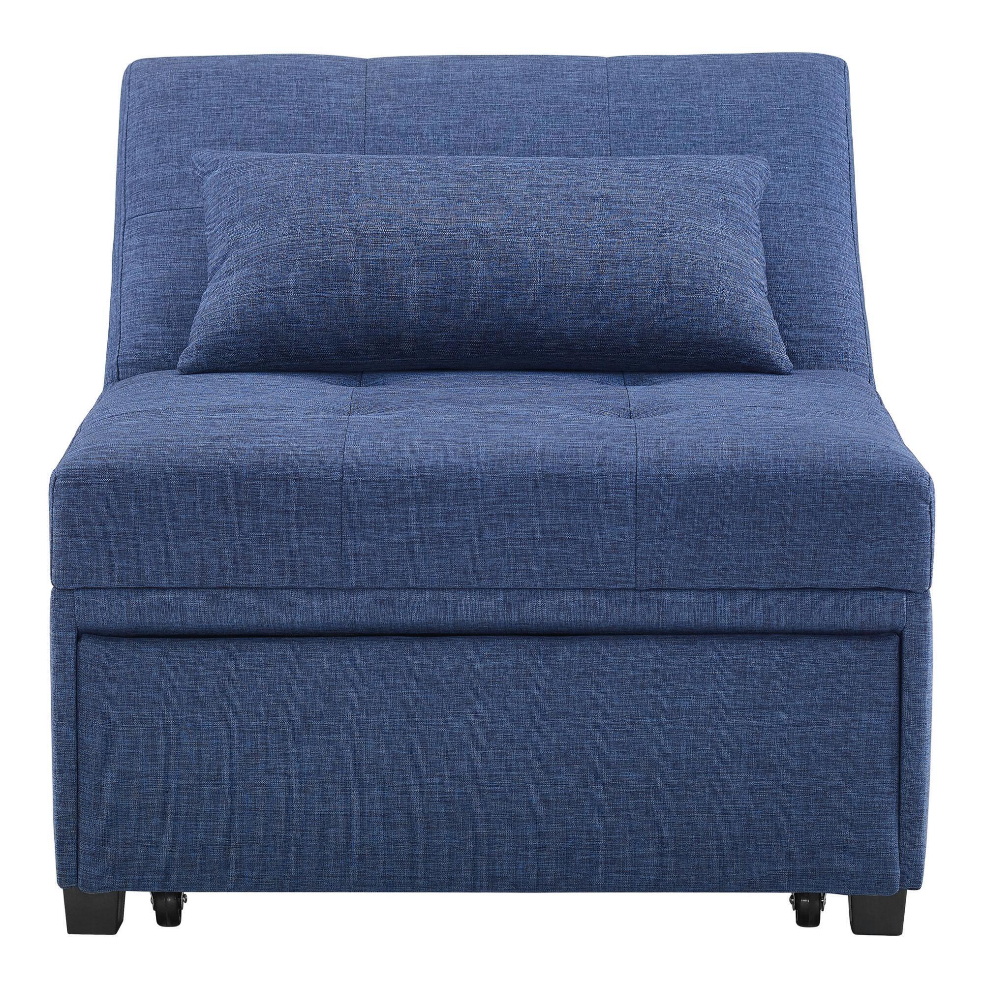Carter Sleeper Chair: Blue by World Market
