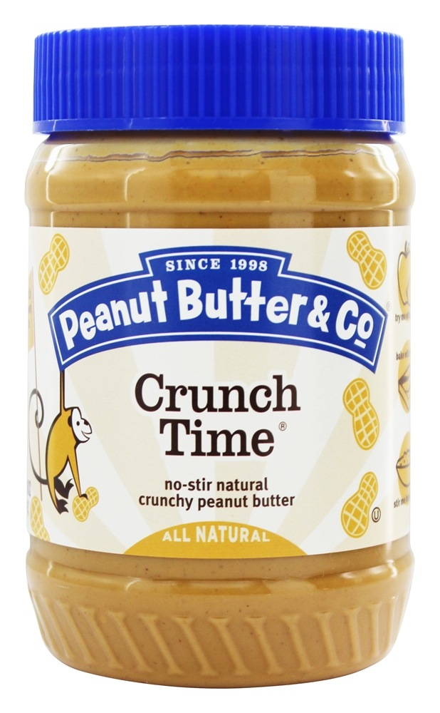 Peanut Butter & Co. - Natural Peanut Butter with Great Big Pieces of Chopped Peanuts Crunch Time - 16 oz.