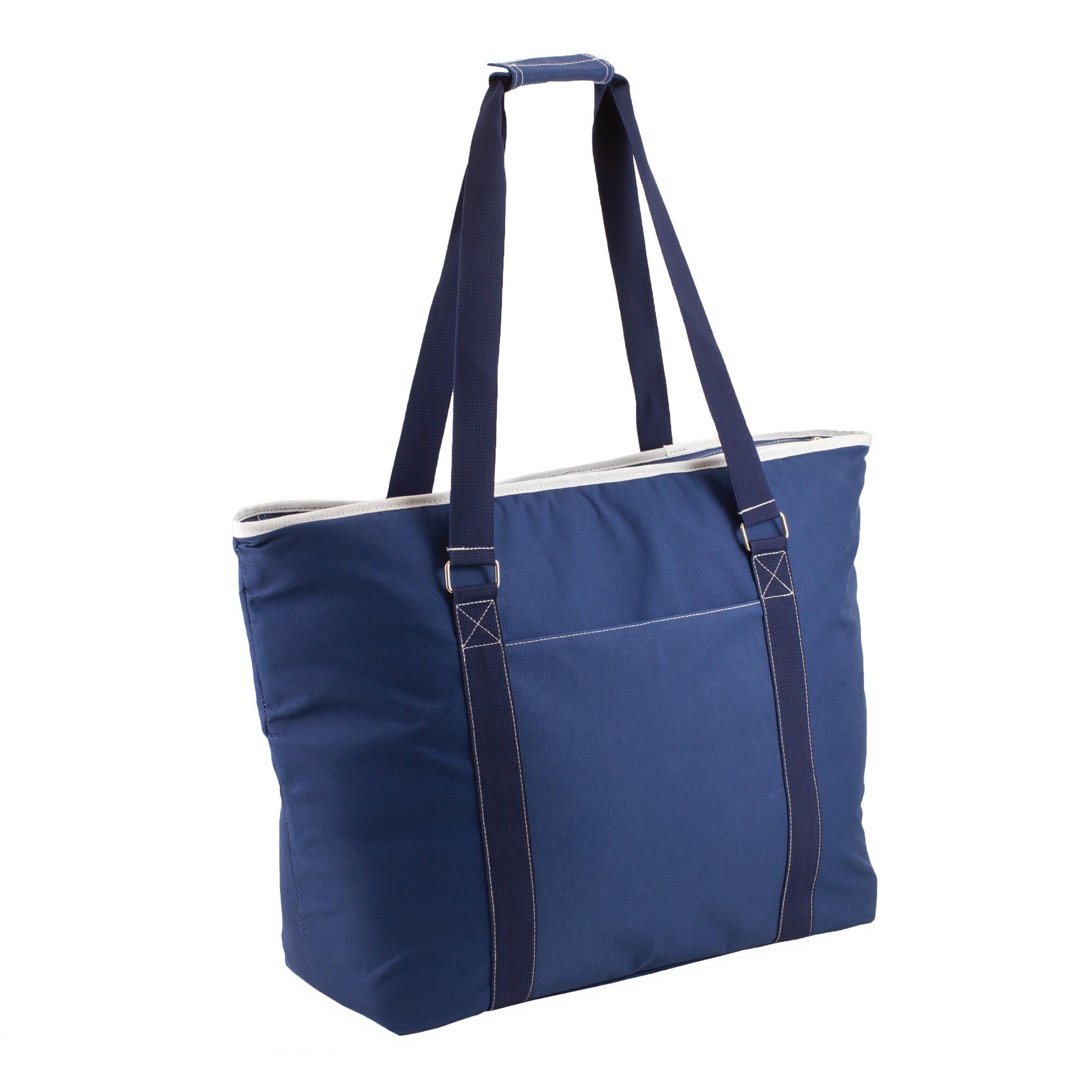 Blue Insulated Cooler Tote by World Market