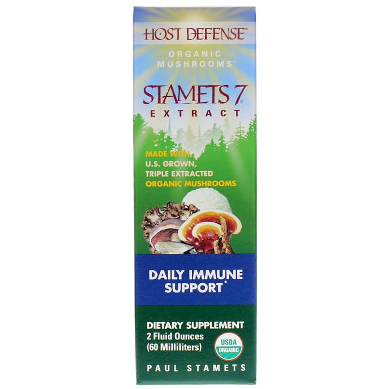 Host Defense Stamets 7 Extract Daily Immune Support 2 Oz