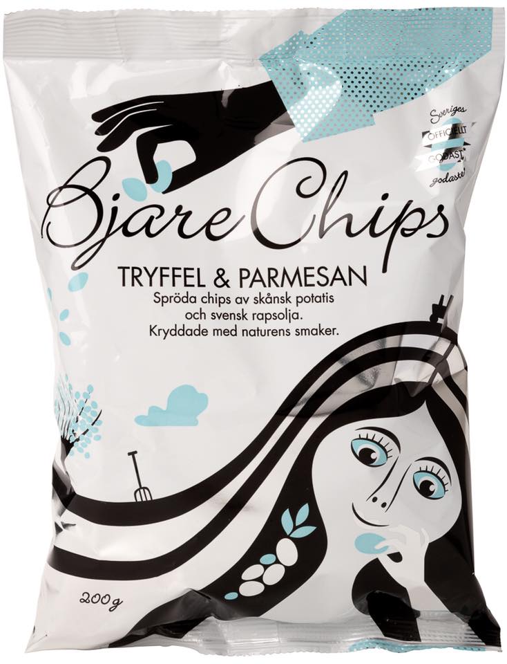 Bjäre Chips Tryffel & Parmesan 200g