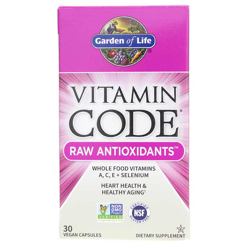 Garden of Life Vitamin Code Raw Antioxidants 30 Vegan Capsules