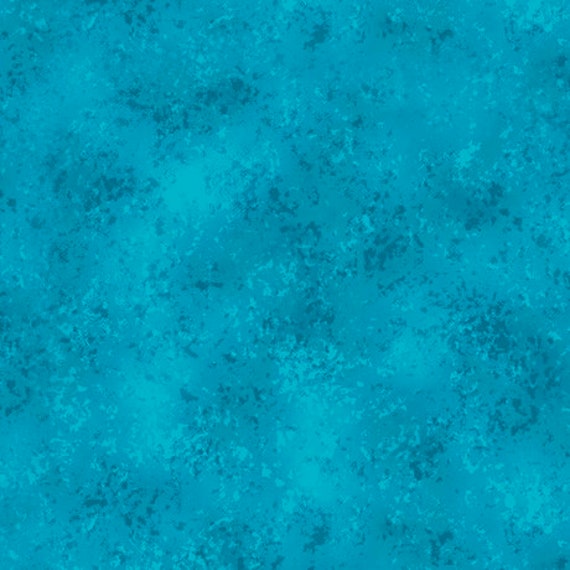 Turquoise Blue Blender From Rapture Collection Quilting Treasure Fabric - 100% Quilt Shop Cotton