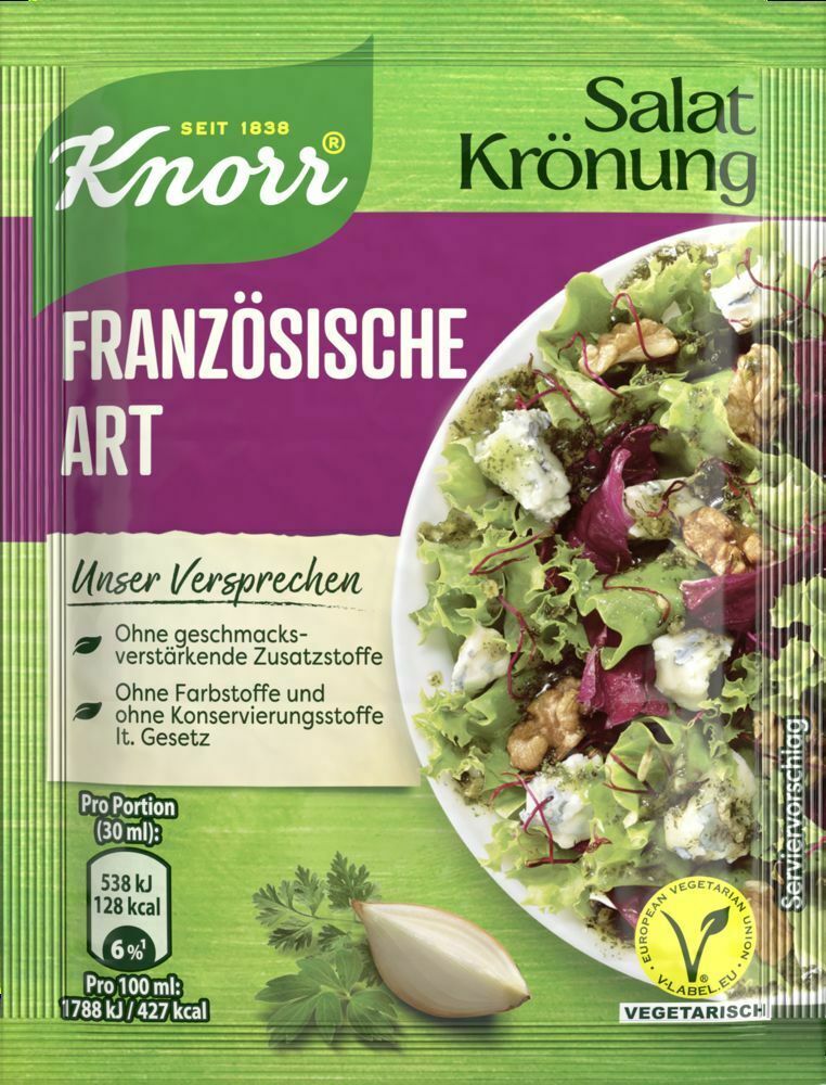 Knorr Salat Kroenung FRENCH SALAD Dressing-5 sachets-Exp.8.2020 FREE SHIPPING