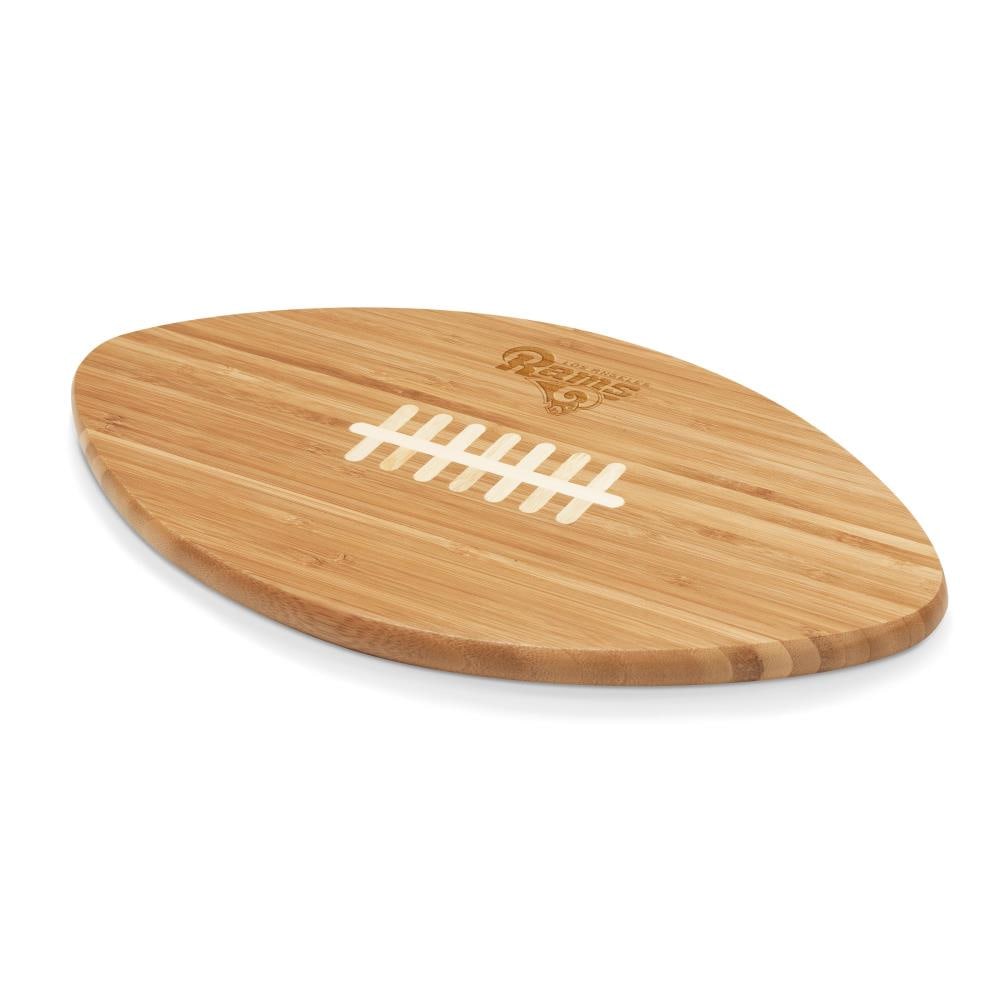 Picnic Time Los Angeles Rams 15-in L x 16-in W Bamboo Cutting Board in Brown | 896-00-506-333-2