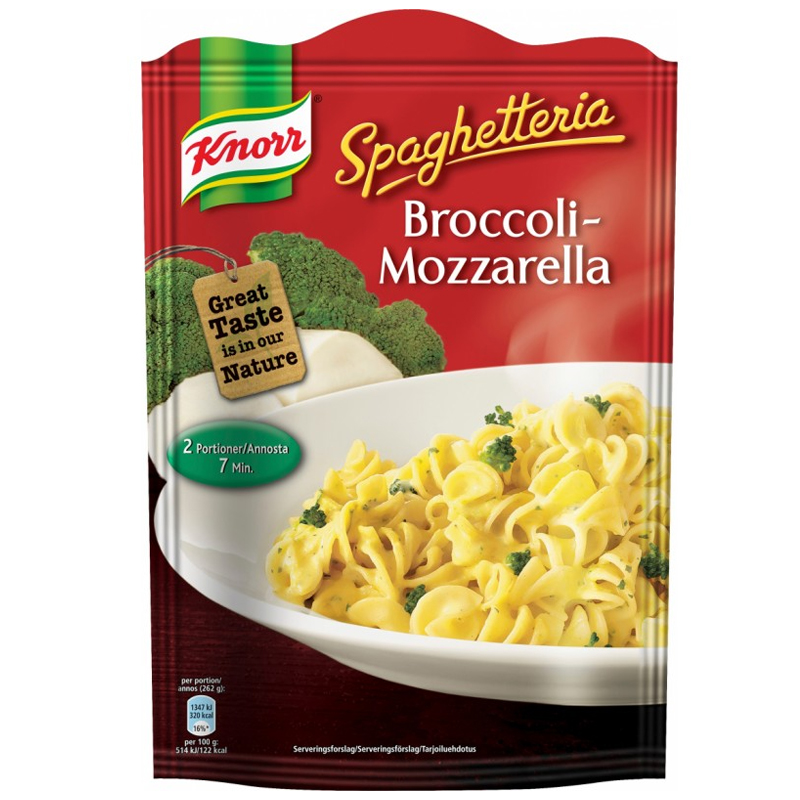 Pasta Broccoli & Mozzarella 157g - 25% rabatt