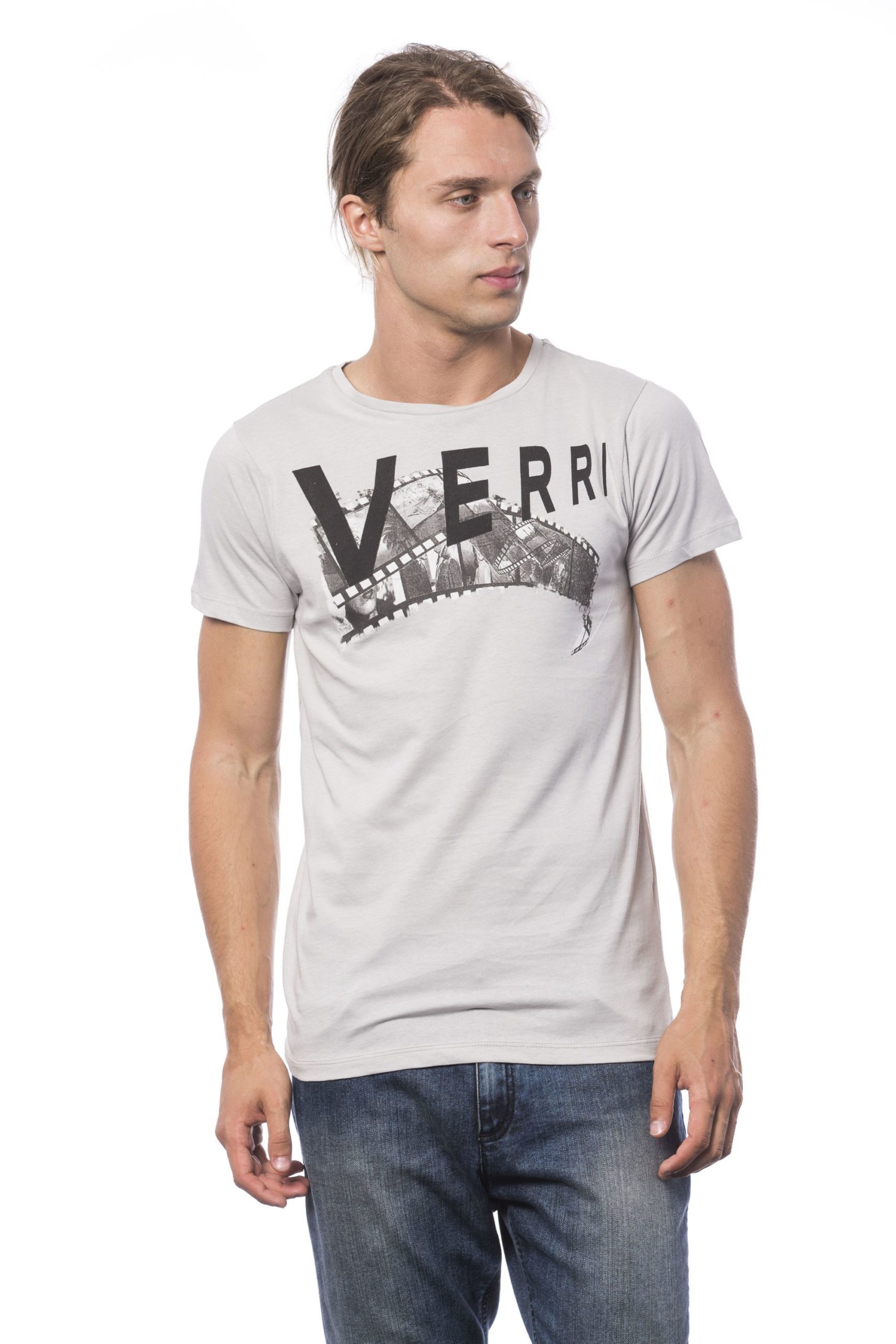 Verri Men's Grigioperla T-Shirt Gray VE678759 - XXL