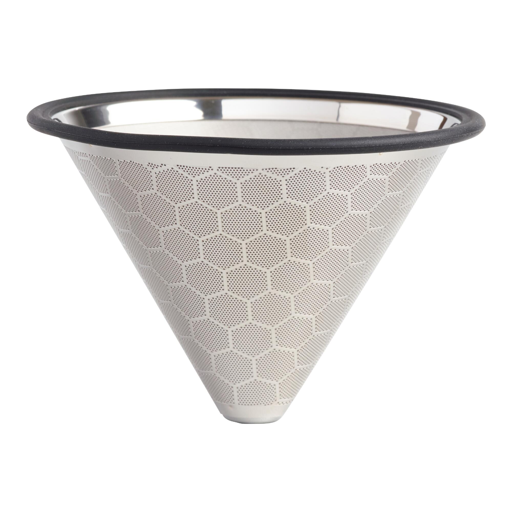 Stainless Steel Cone Pour Over Coffee Filter by World Market