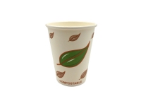 Kaffebæger 12oz 34cl miljørigtig Single Wall pap 1000stk/kar - (1000 stk.)