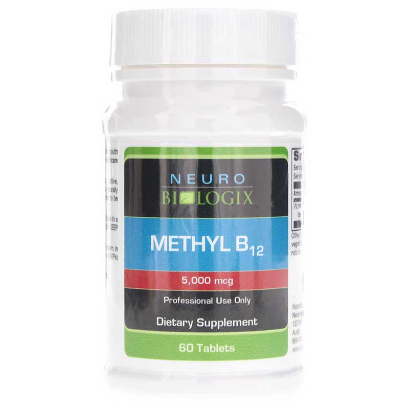 Neurobiologix Methyl B12 5000 Mcg Cherry 60 Tablets