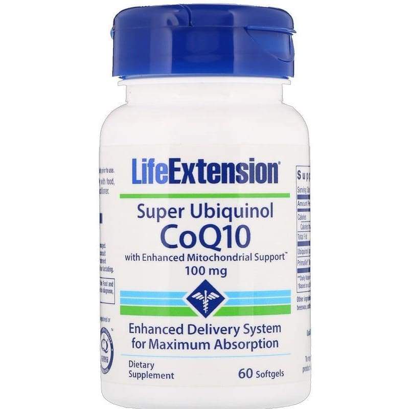 Super Ubiquinol CoQ10 with Enhanced Mitochondrial Support, 100mg - 60 softgels