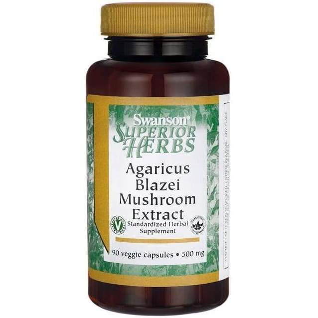 Agaricus Blazei Mushroom Extract, 500mg - 90 vcaps