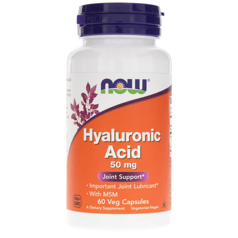 NOW Foods Hyaluronic Acid 50 Mg 60 Veg Capsules