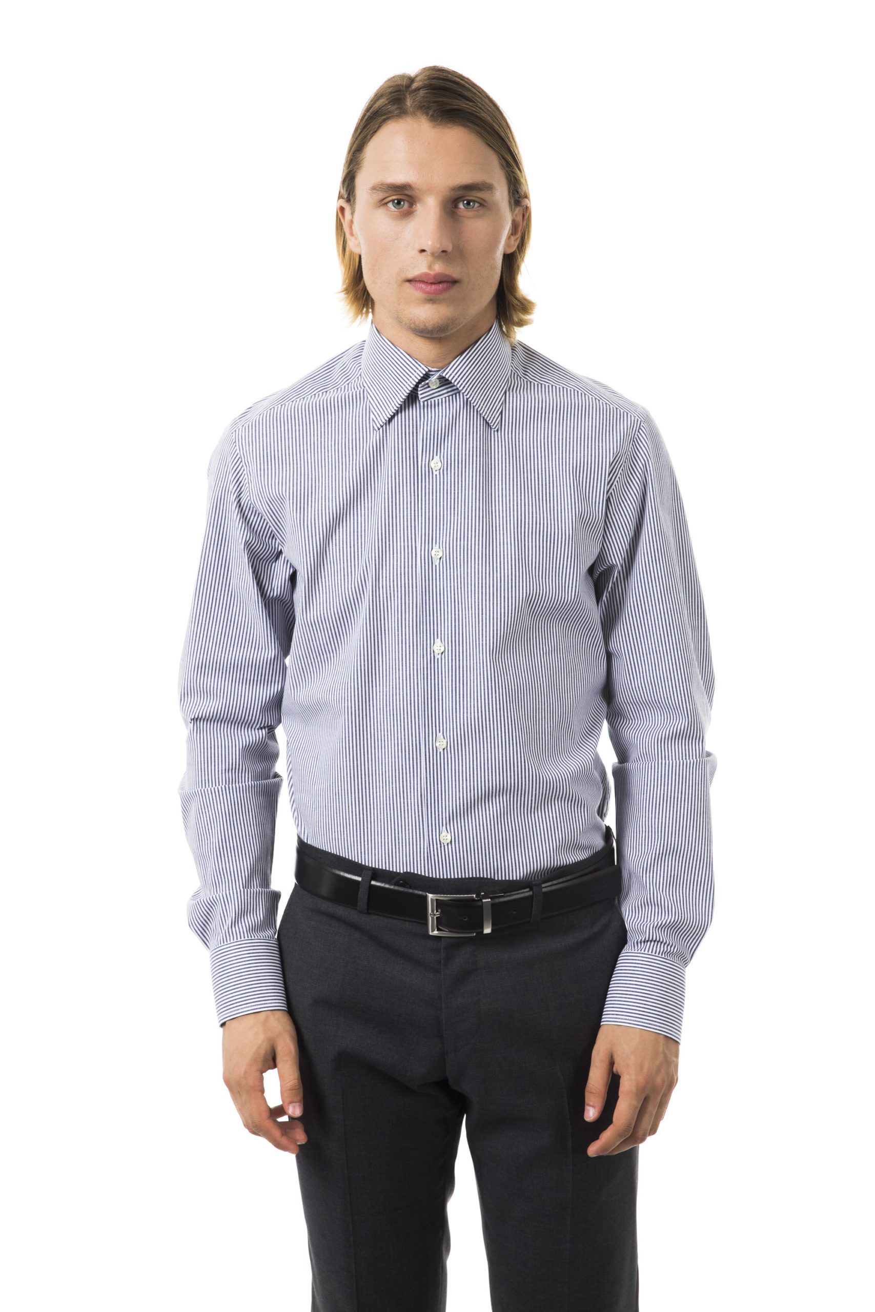 Uominitaliani Men's Shirt Light Blue UO1394666 - XL