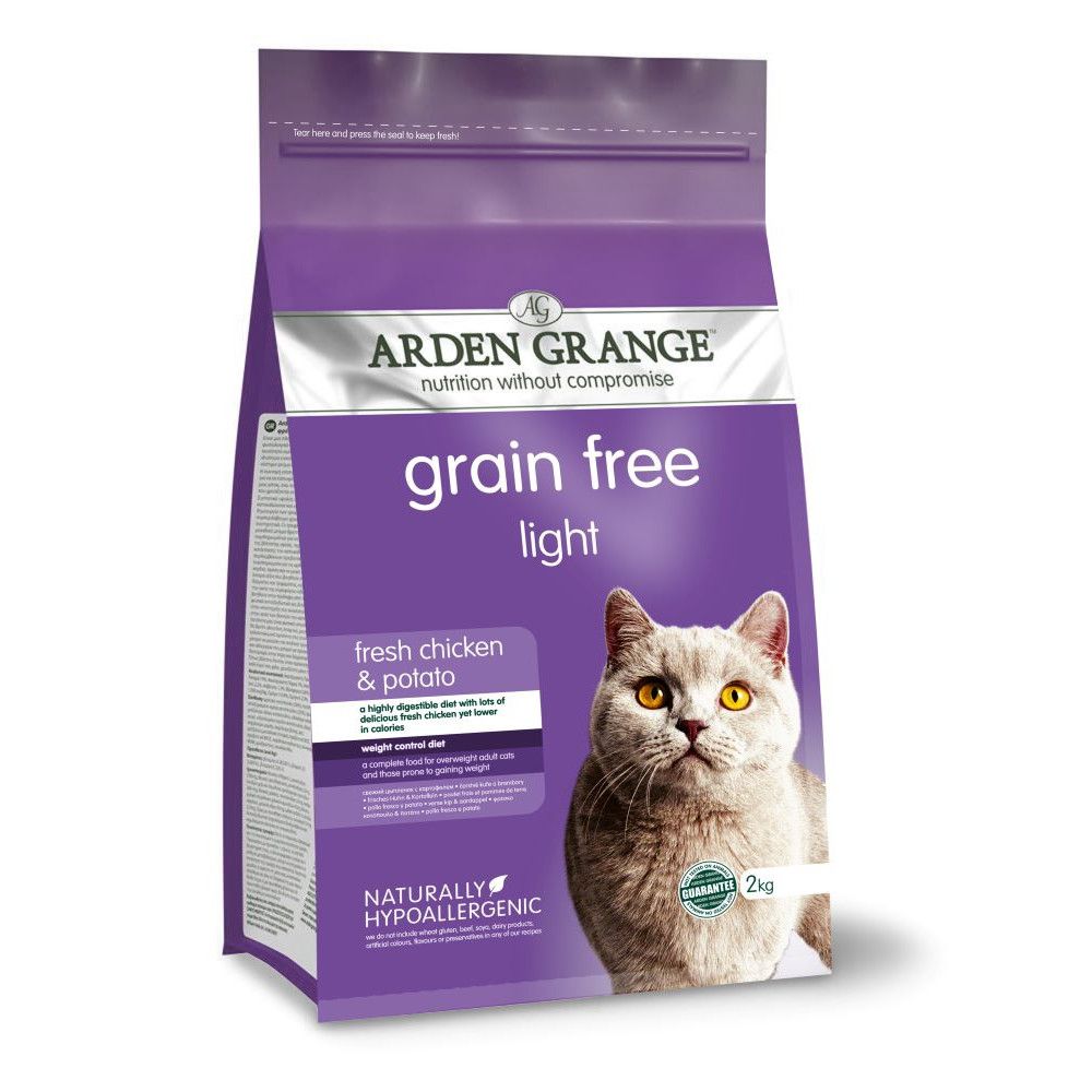 Arden Grange Light Chicken & Potato - Adult Cat - Economy Pack: 2 x 4kg