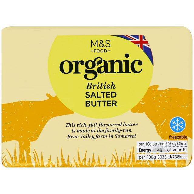 M&S Organic British Salted Butter
