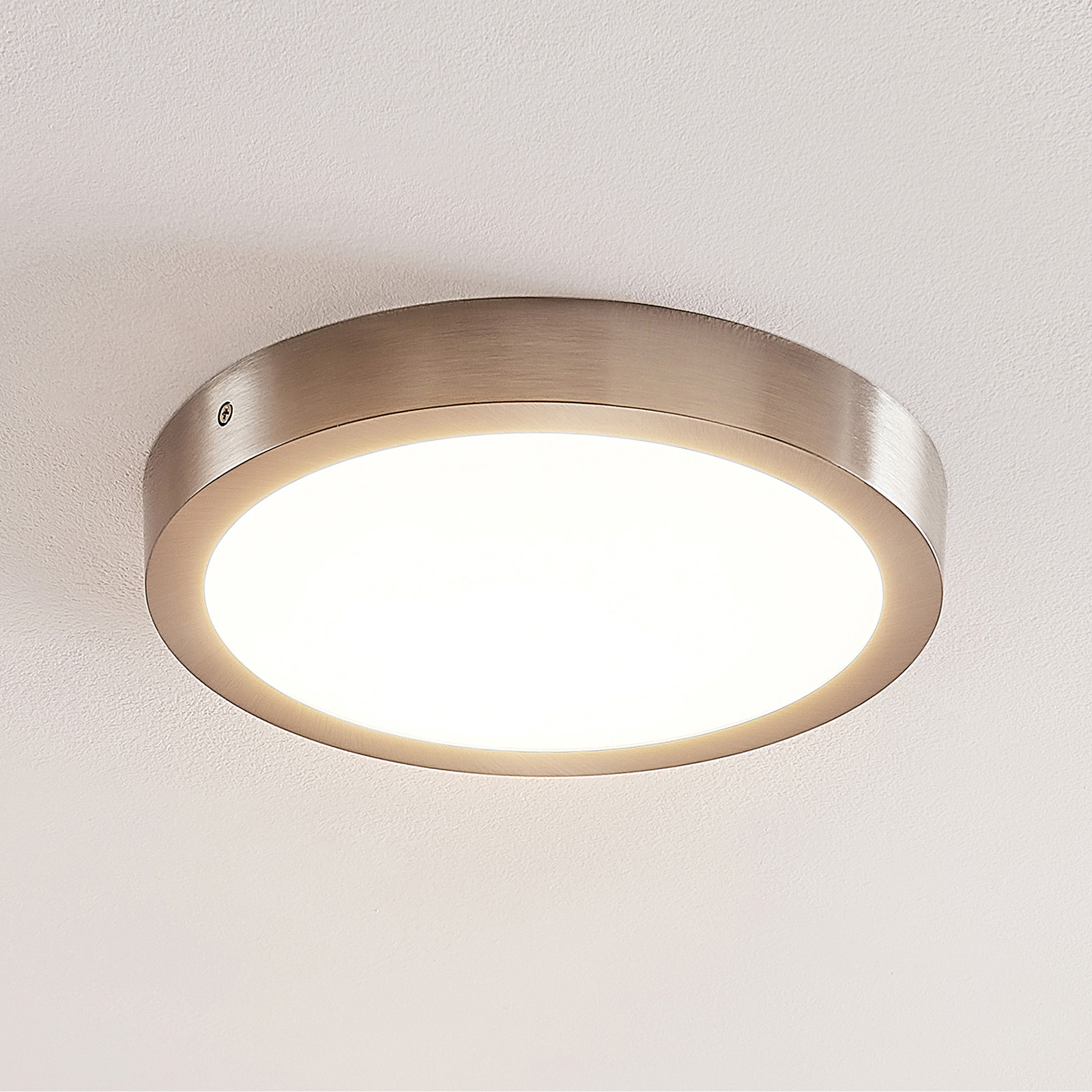 ELC Merina LED-kattovalaisin nikkeli, 30 cm
