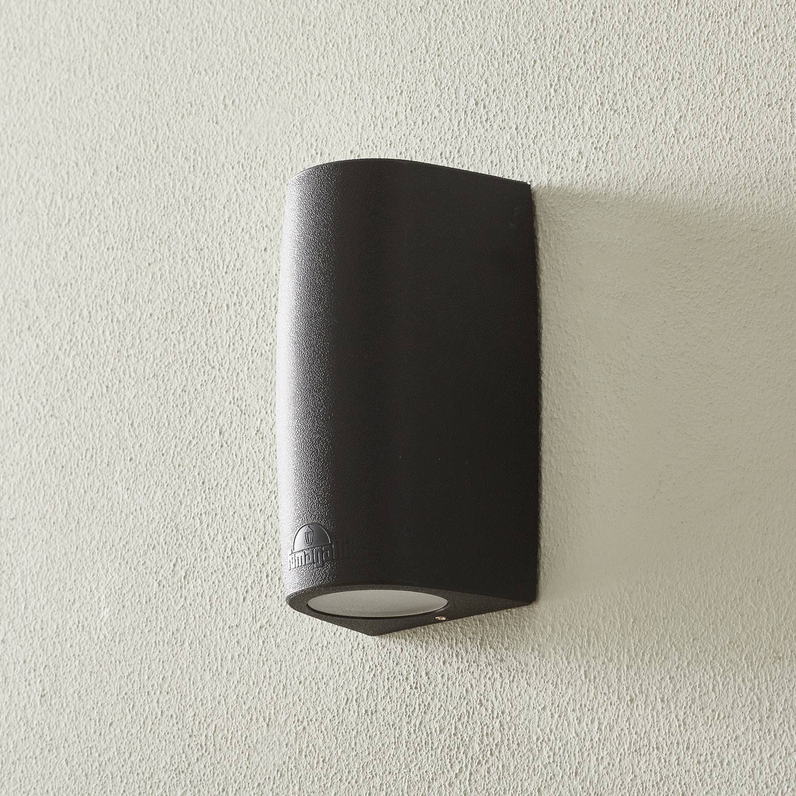 Marta-seinälamppu 9,2 cm 1-lamp. CCT musta/frosted