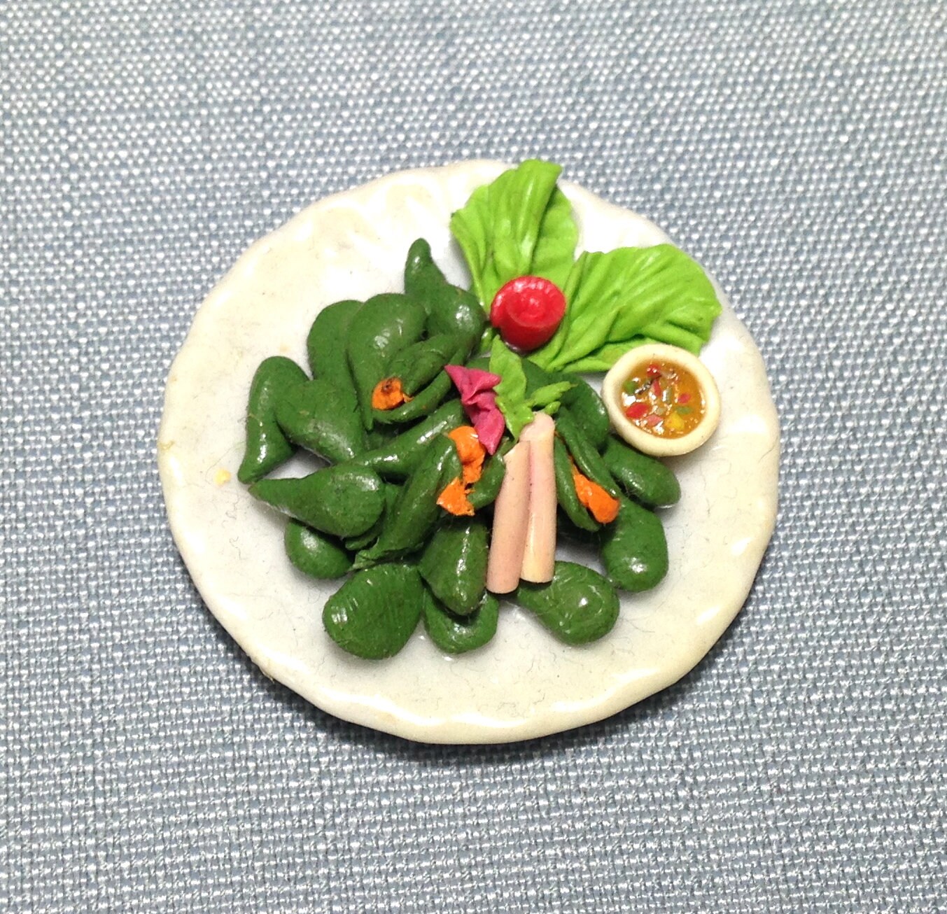 Mussels Seafood Shells Miniature Clay Polymer Food Supply Salad Sauce Cute Small Dish Plate Ceramic Dollhouse Jewelry Supplies Decor 1/12