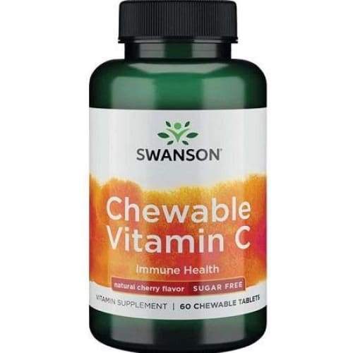 Chewable Vitamin C, Natural Cherry Flavour - 60 chewable tabs