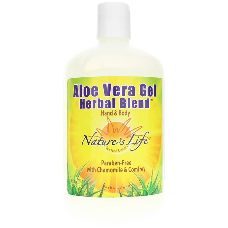 Natures Life Aloe Vera Gel Herbal Blend 16 Oz