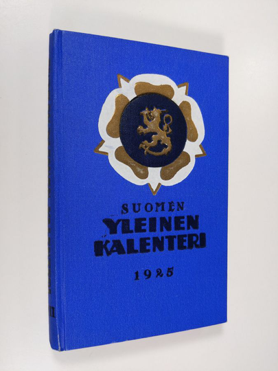 Osta Suomen yleinen kalenteri 1925 : almanakka ja vuosikirja : kahdeksas  vuosikerta netistä