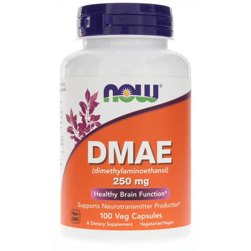 NOW Foods Dmae (dimethylaminoethanol) 250 Mg 100 Veg Capsules