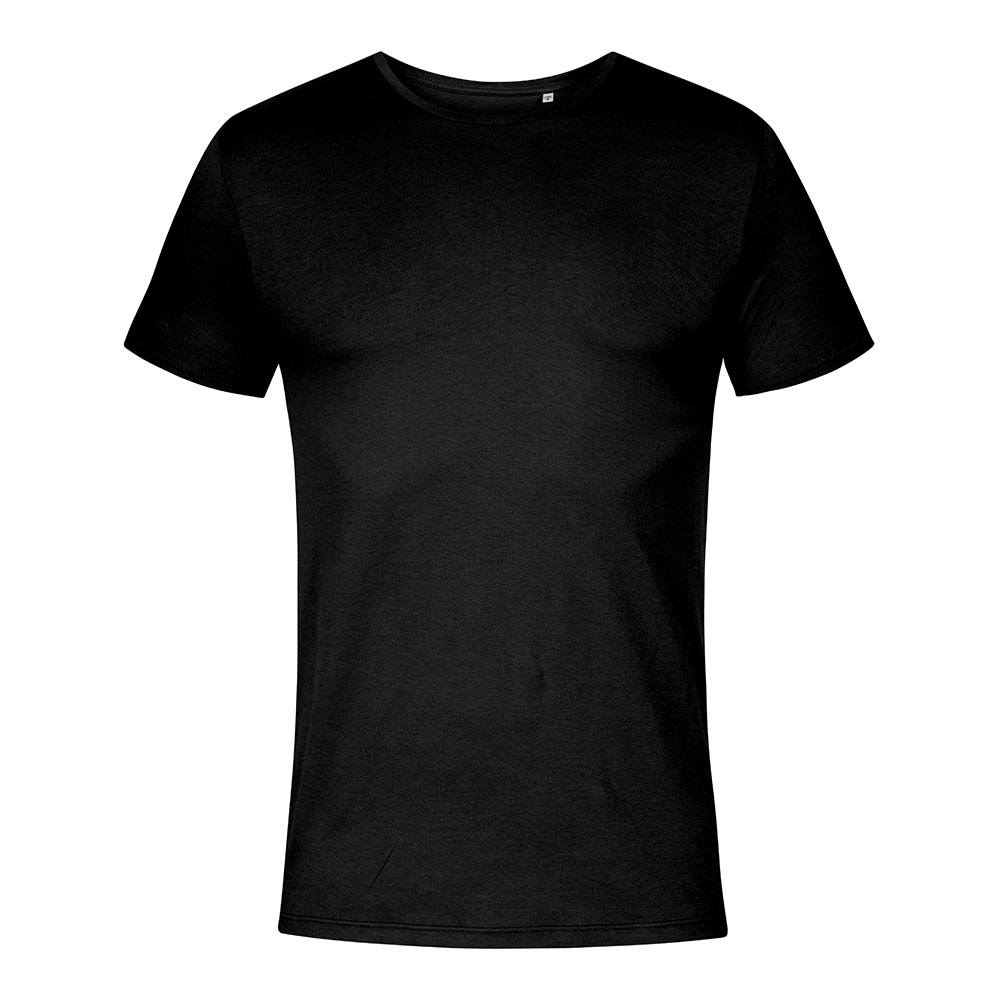 X.O Rundhals T-Shirt Plus Size Herren, Schwarz, XXXL