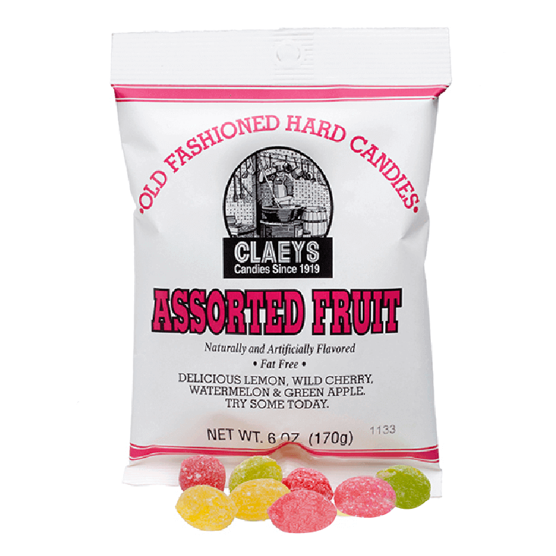 Claeys Candy - Assorted Fruit 170g