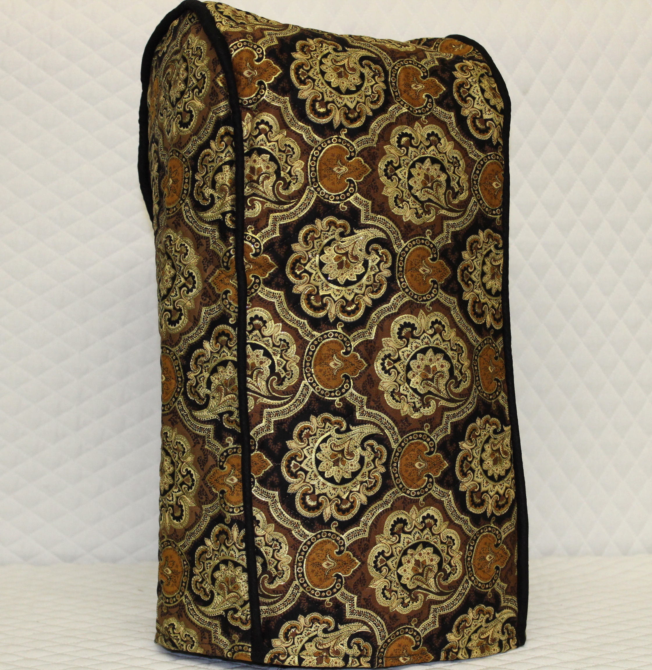 Black Paisley Quilted Blender Cover