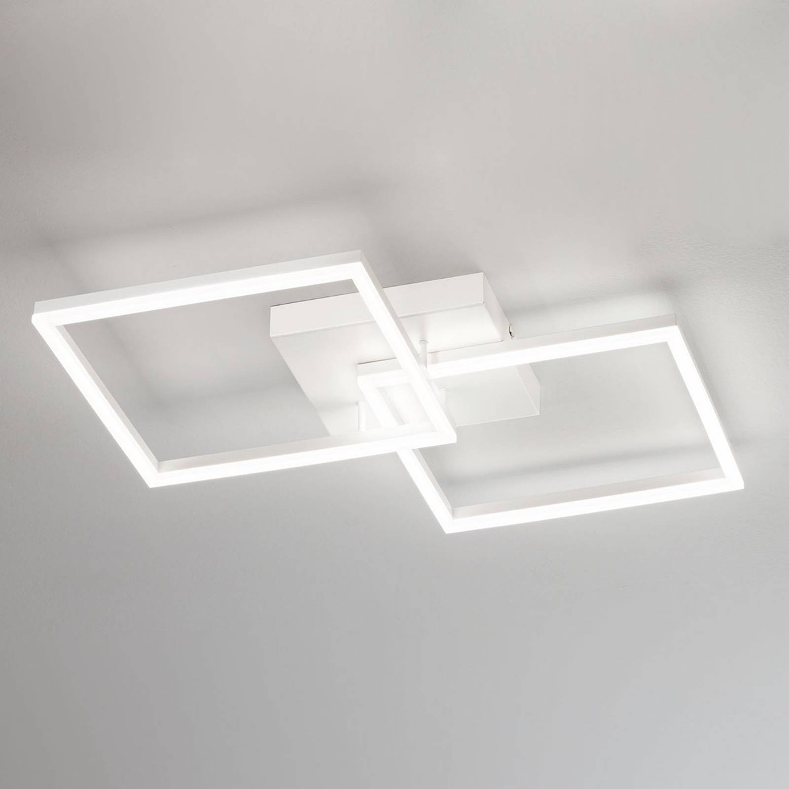 Moderni LED-kattolamppu Bard valkoisena