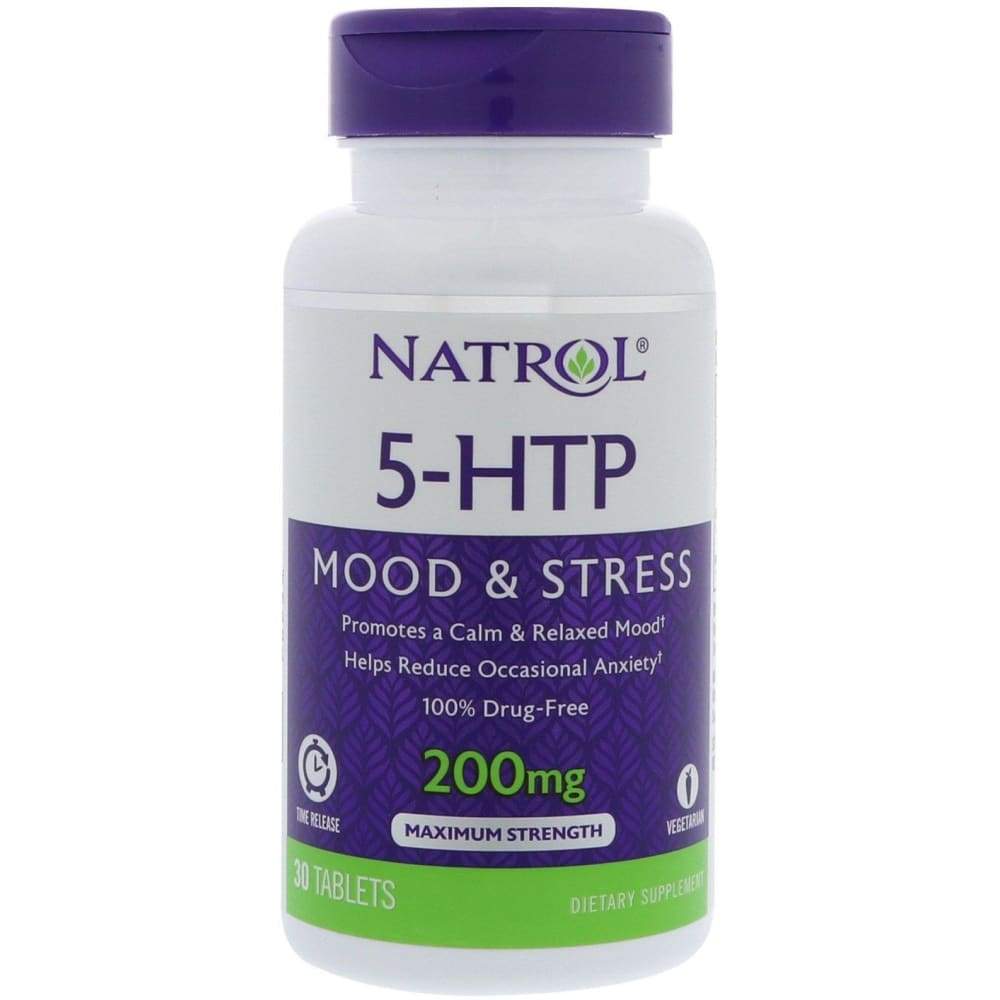 5-HTP Time Release, 200mg - 30 tablets