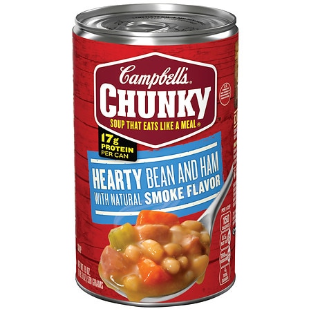 Campbell's Chunky Hearty Bean & Ham Soup - 19.0 oz