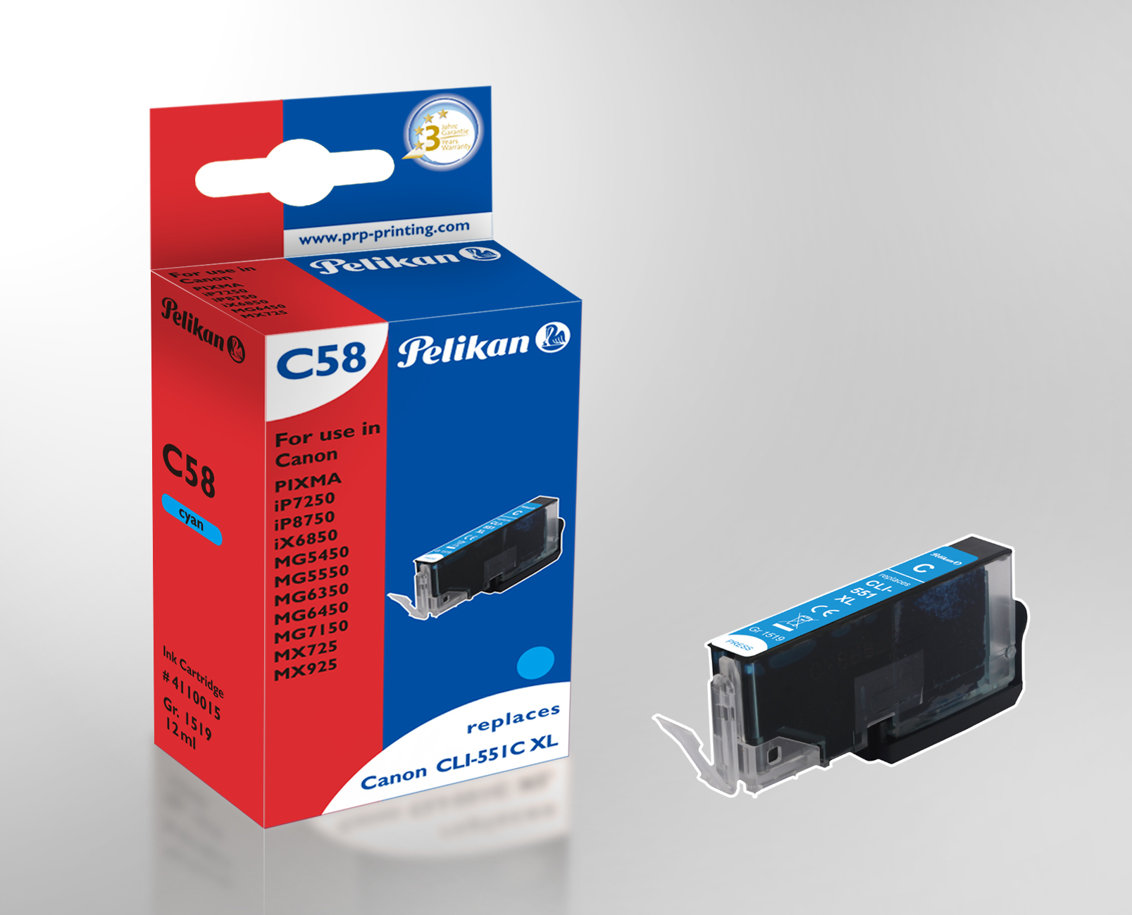 Pelikan 1021430260 toner cartridge 1 pc(s) Compatible Cyan