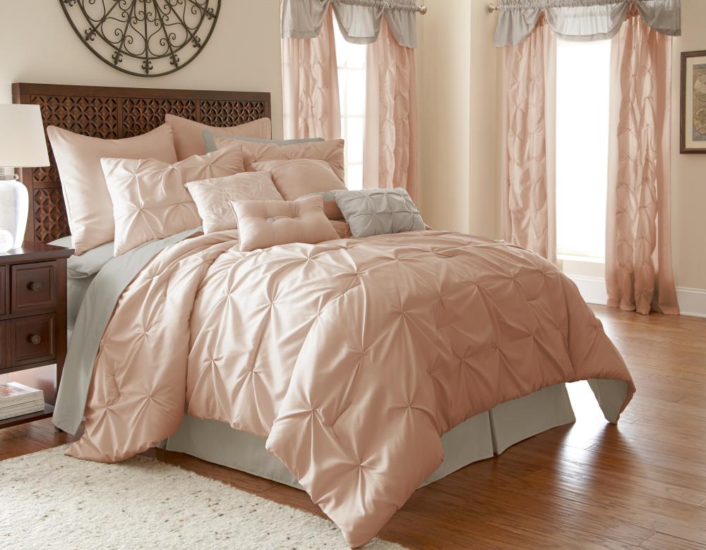 Amrapur Overseas Blush Multi Reversible King Comforter (Blend with Polyester Fill) | 4CMF24SG-ELB-KG