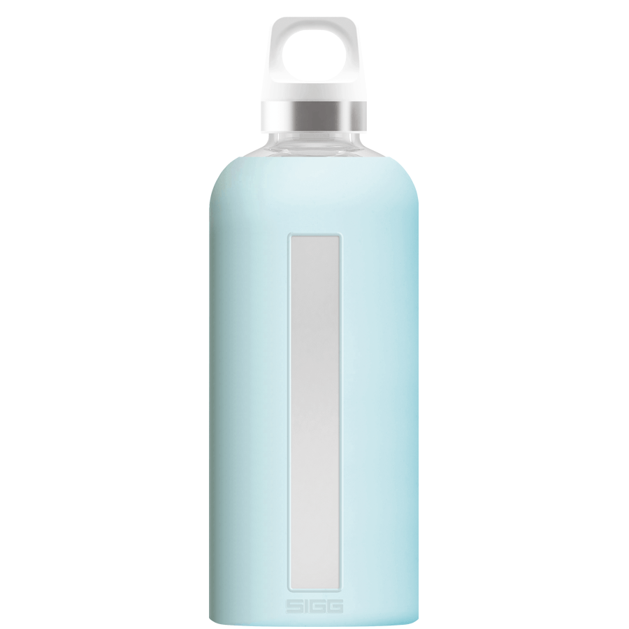 SIGG Glass Water Bottle Star, Glacier / 0.5