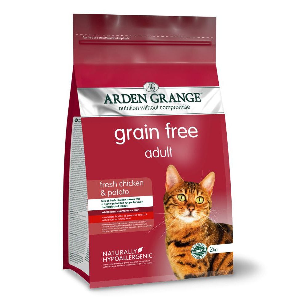 Arden Grange Chicken & Potato - Adult Cat - Economy Pack: 2 x 4kg