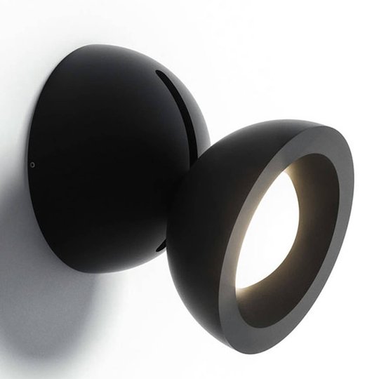 Axolight DoDot LED-seinävalaisin, musta 15°