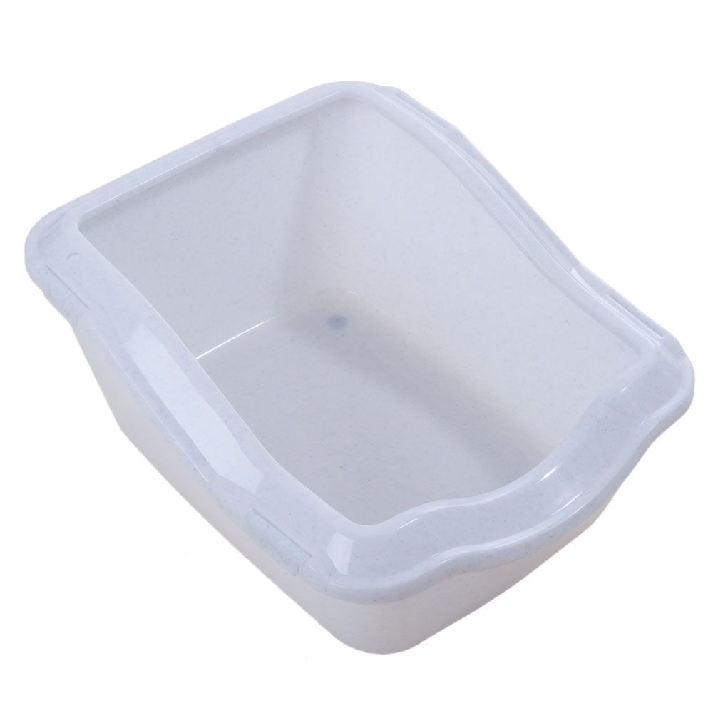 Trixie Cleany Cat Litter Tray - Extra Deep - White